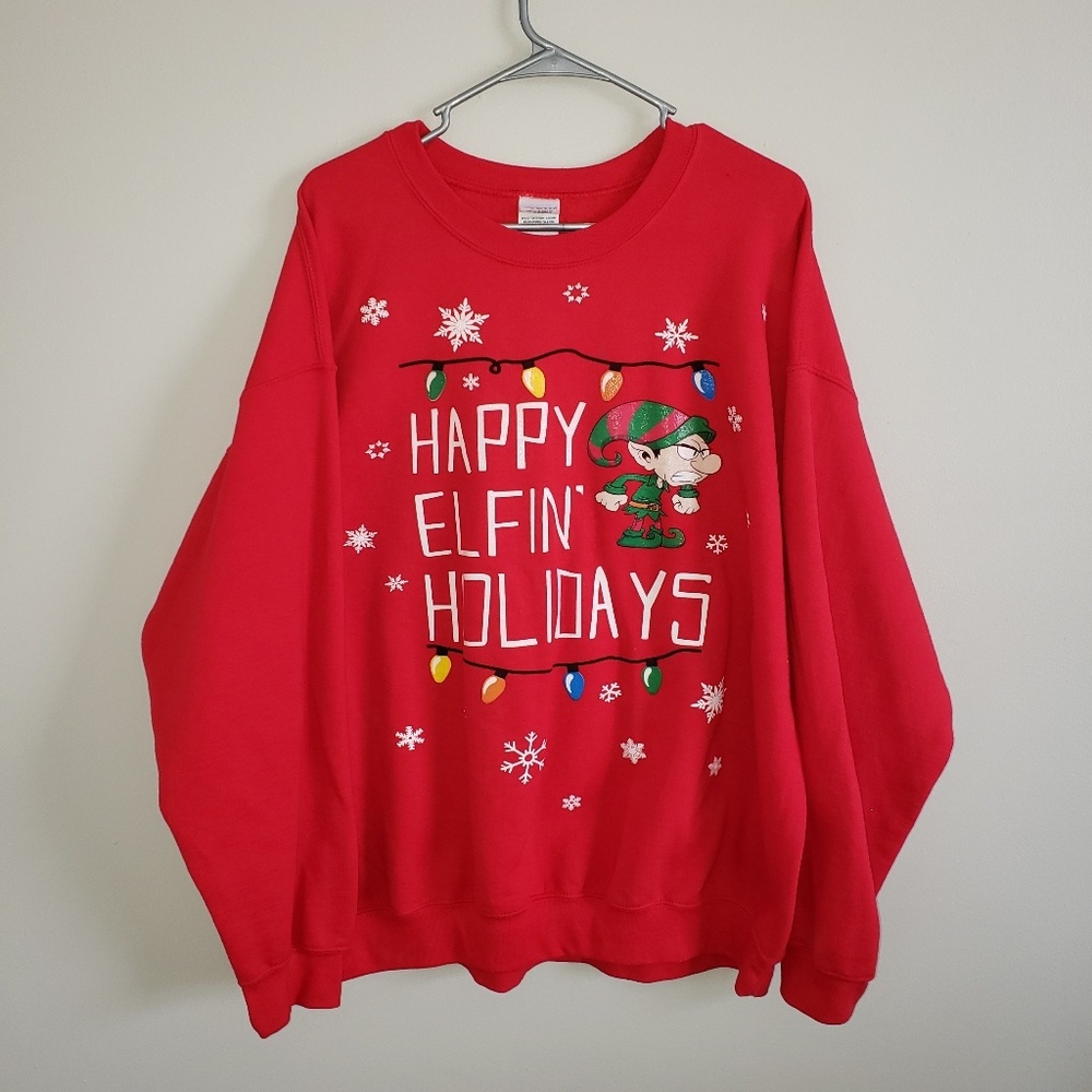 Fun Christmas crewneck sweater.